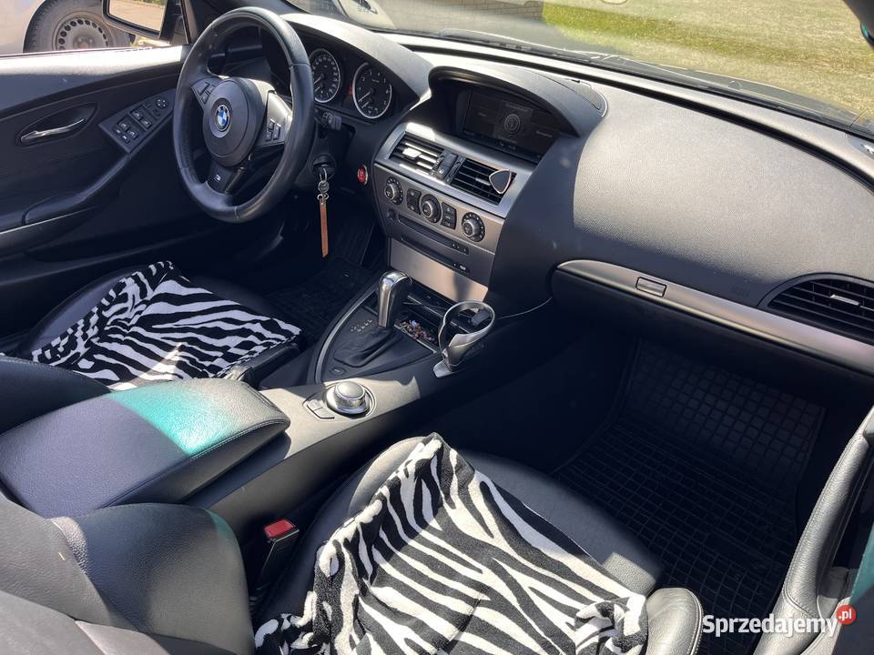 BMW 630i cabrio zadbana z Niemiec czarny Brodnica
