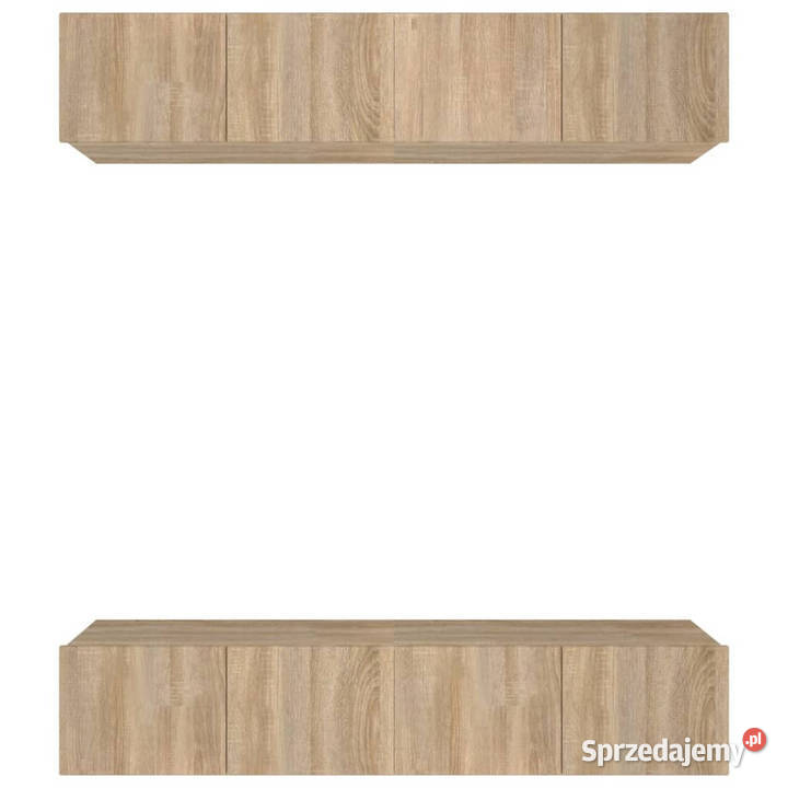 Ścienne szafki TV 4 dąb sonoma 80x30x30