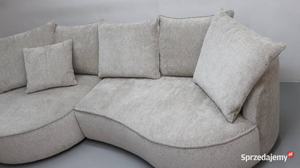 TDf NOWOCZESNY NAROŻNIK SOFA KANAPA beżowa Poznań