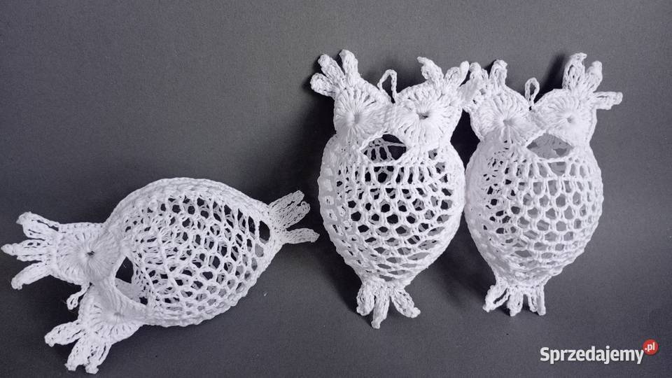 Aniołki sowy ryby parasolki serduszka robione na Gliwice