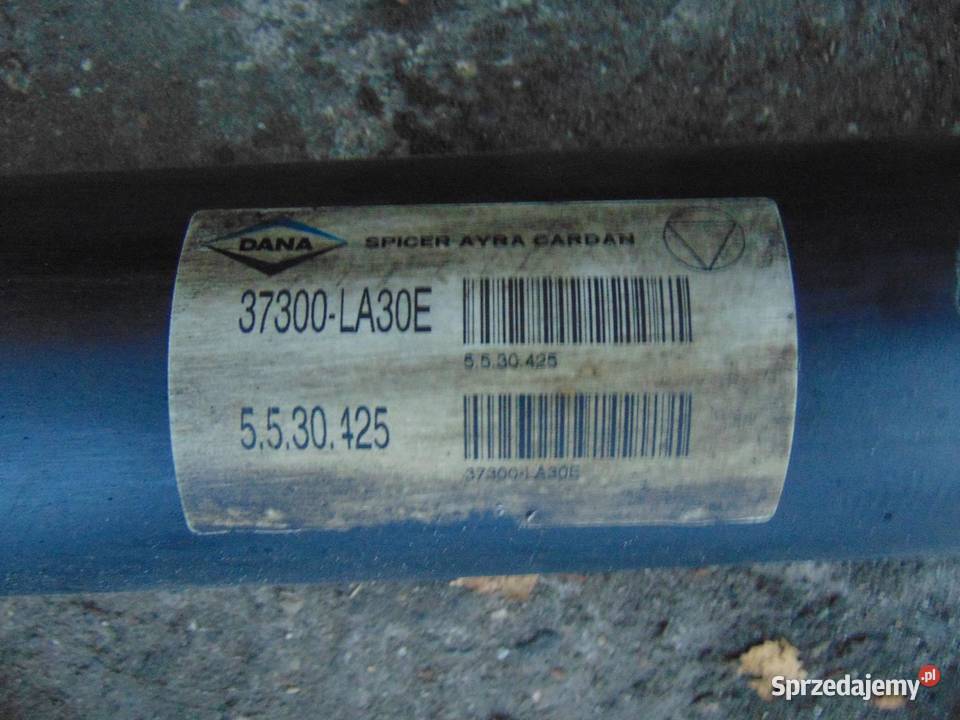 WAŁ NAPĘDOWY NISSAN ATLEON 45 0613 37300LA30E wielkopolskie