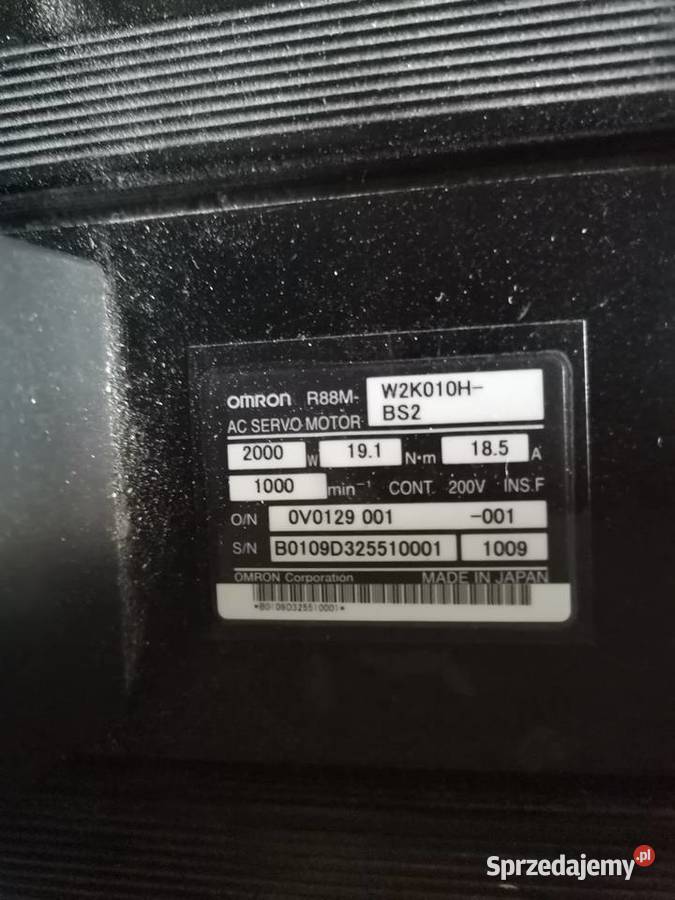 Silnik Omron AC Servomoto R88MW2K010HBS2 Dragacz