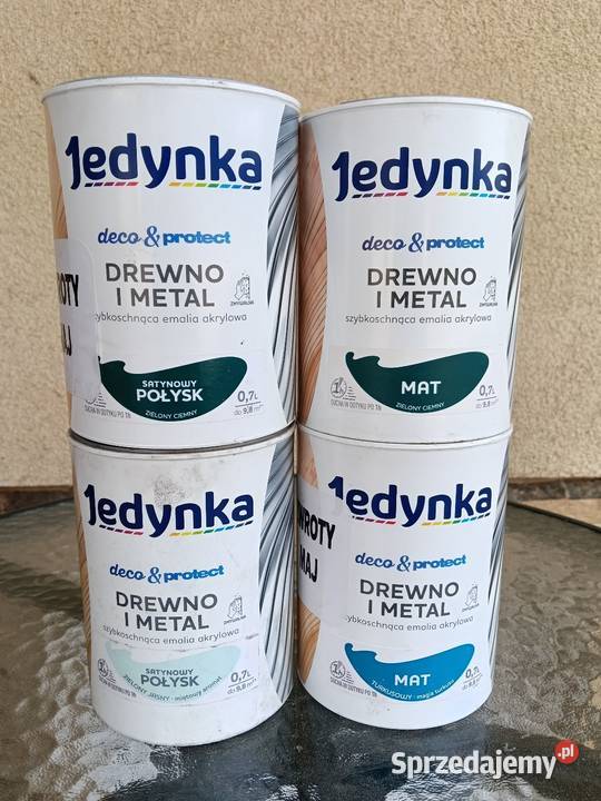 Farby kolory do drewna i metalu 0507l Dębica