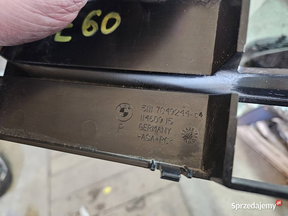 BMW 5 E60 E61 KRATKA PRAWA ZDERZAKA PRZÓD Międzychód