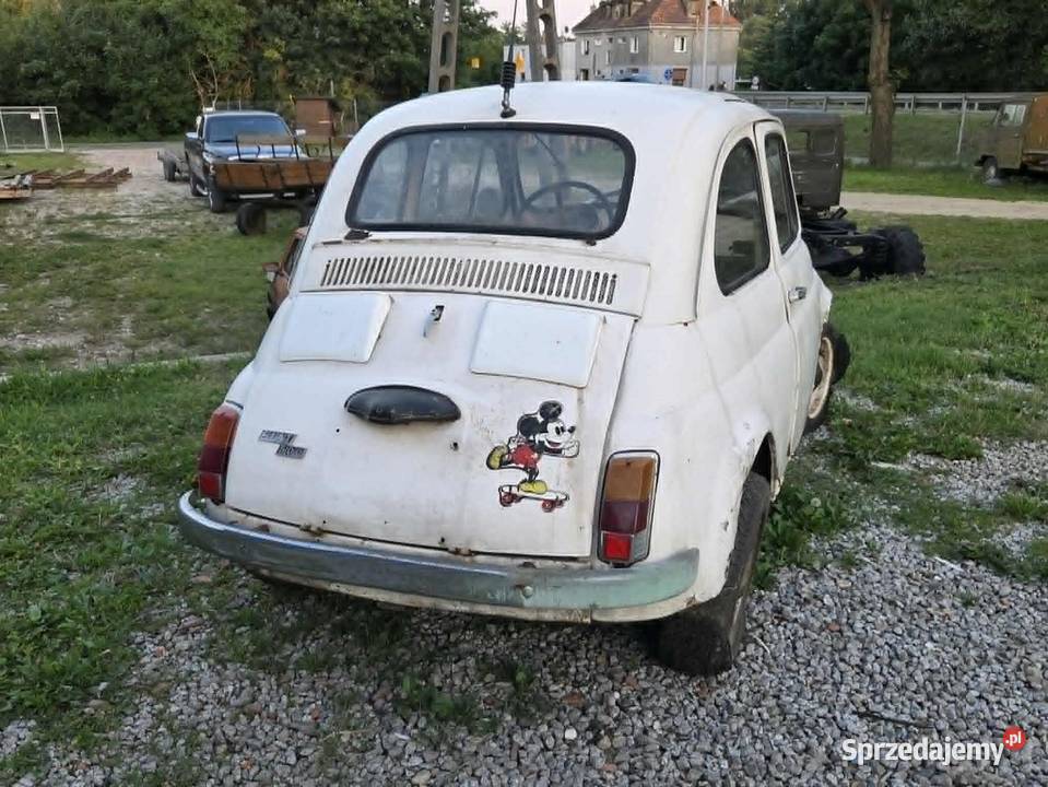 Fiat 500 projekt do remontu Świebodzin sprzedam