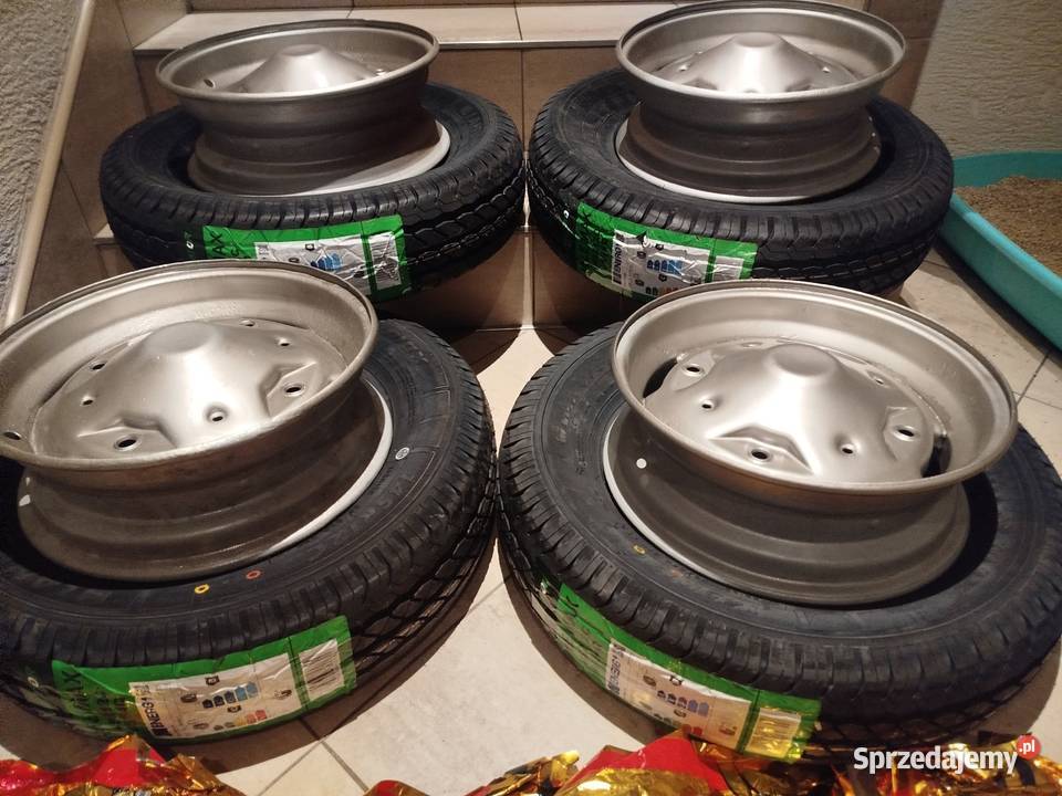 Koła fiat 126p felgi cytryny nowe opony Żywiec