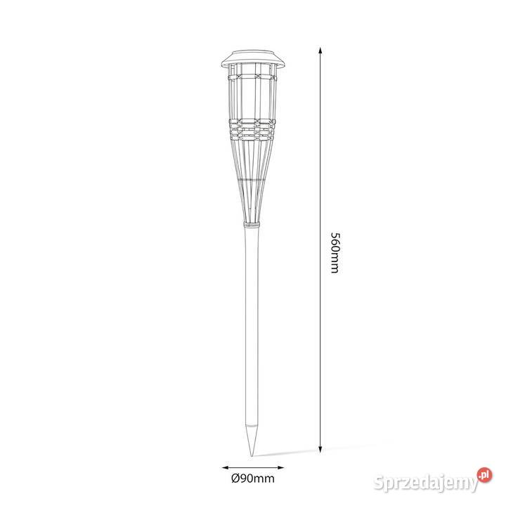 Lampka Solarna Bamboo 1800K IP44 Starokrzepice