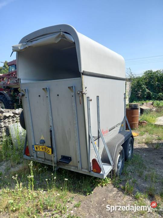 Przyczepa konna koni 15 konia HOTRA 1300dmc Do przewozu koni Biskupice