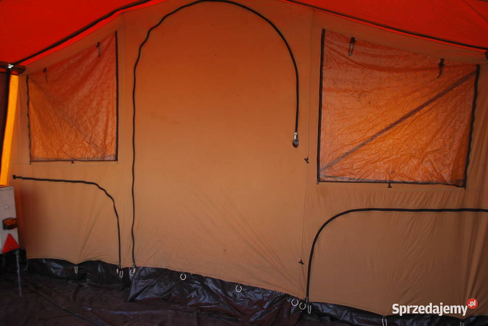 RETRO PRZYCZEPA KEMPINGOWA NAMIOTOWA SCOUT 1987 Grzebowilk