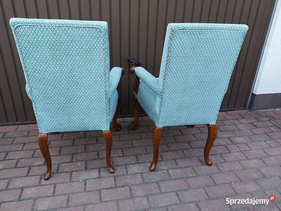 Stary Tron Fotel Krzesło Gabinetowe Antyk Swarzędz