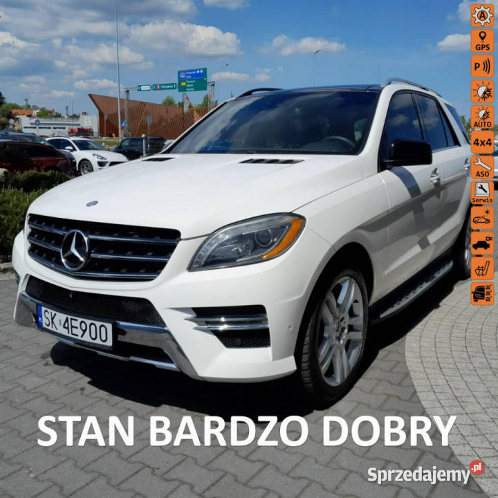 Mercedes ML 350 4Matic panorama podgrz fot kier system Start-Stop śląskie Żory sprzedam