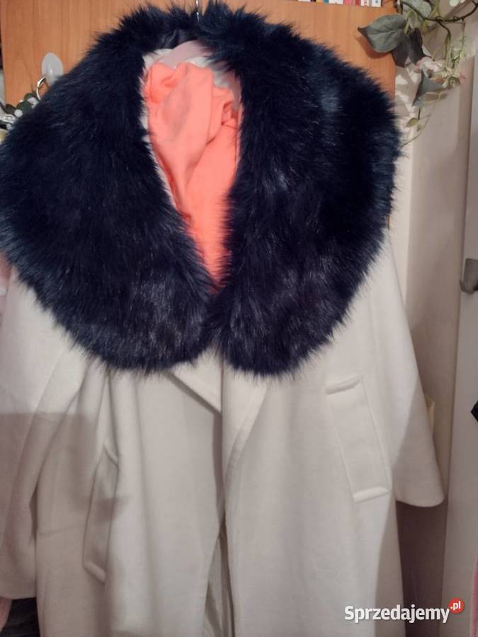 Wytworna duża FUTRZANA ETOLA szal futerko JEDWAB Kraków