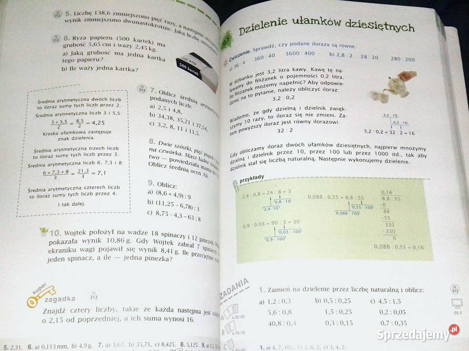 Matematyka z plusem 5 Wersja nauczyciela M Chełm sprzedam
