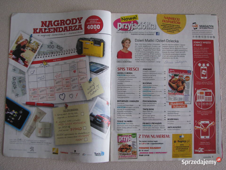 Przyjaciółka z 2017 i 2018 r dwutygodnik Brzegi