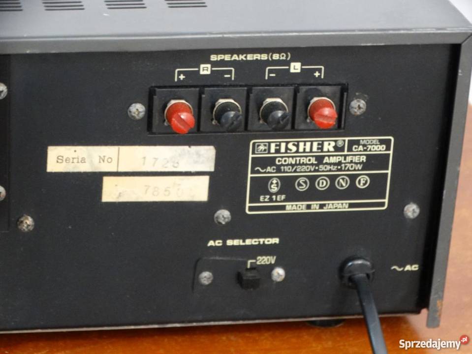 Wzm Fisher CA7000 Vintage WYSYŁKA Audio Jasło