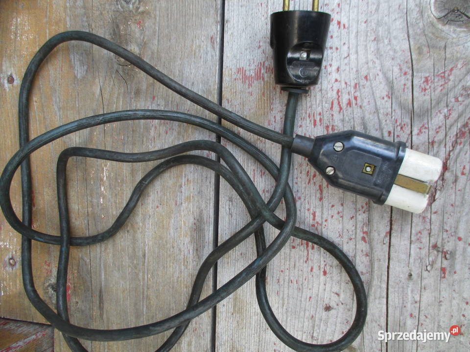 Stary Kabel z porcelaną do Prodiża Samowaru Nieporęt