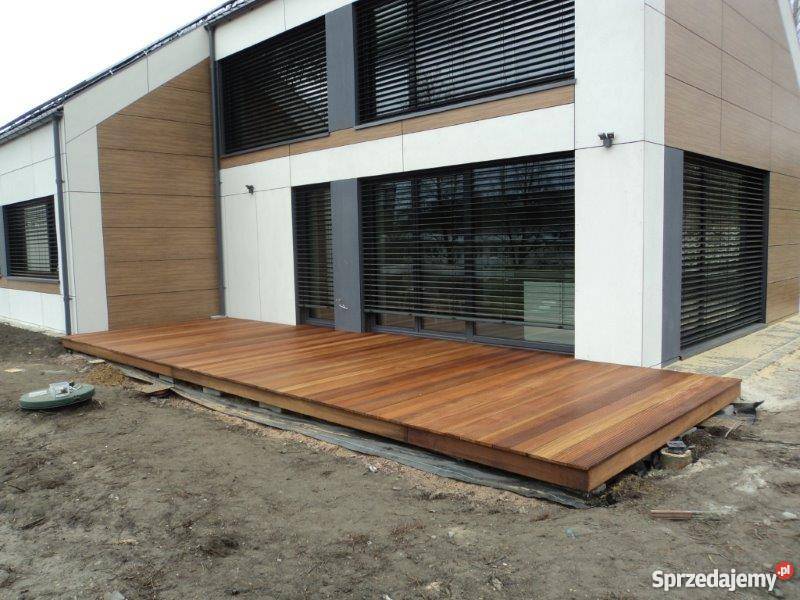 Tarasy drewniane kompozytowe montaż cała Polska śląskie Bielsko-Biała