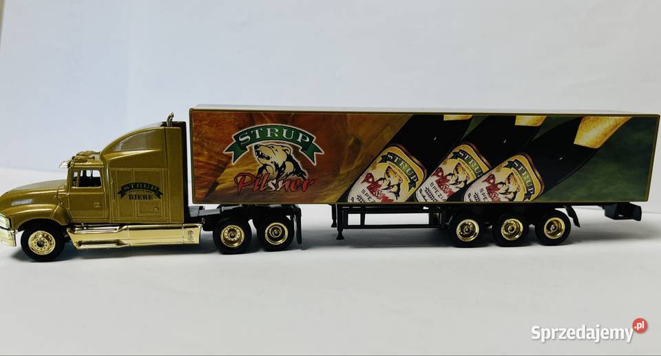 Kolekcjonerski model auta ciężarówki TIR z Grudziądz