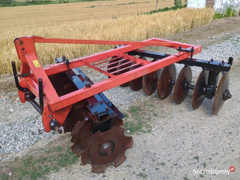 Brona talerzowa Akpil 2x8 szerokość 18 m Mało Izbica
