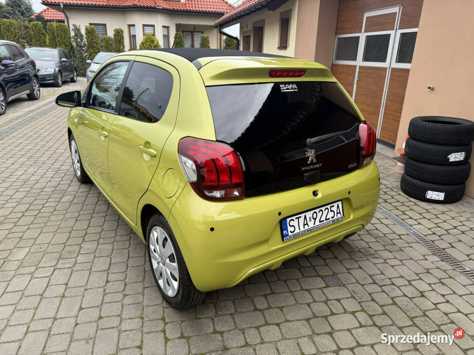 Peugeot 108 10 72 Klimatyzacja CarPlay Otwierany benzyna Orzech