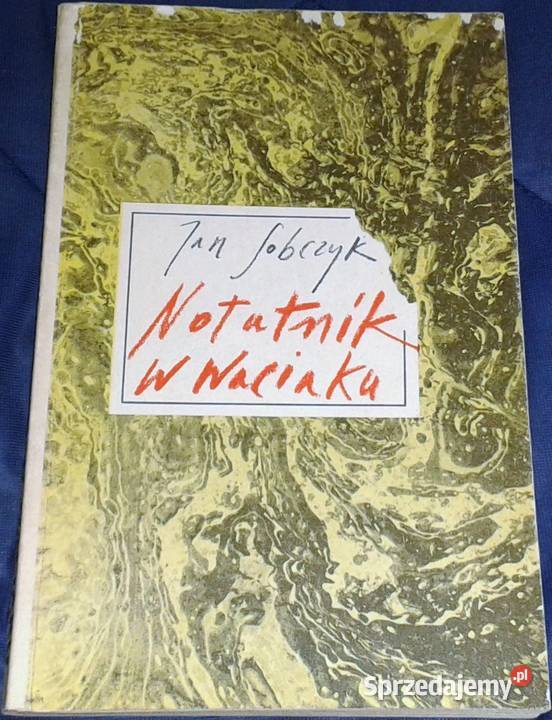 Notatnik w waciaku Jan Sobczyk sprzedam