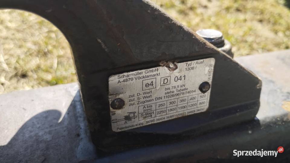Listwa zaczepu dolnego DeutzFahr John Deere case sprzedam