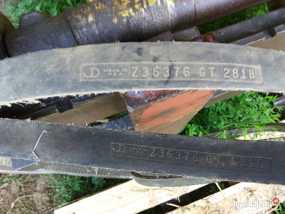 Pasy John Deere 1052 952 Kępie Zaleszańskie