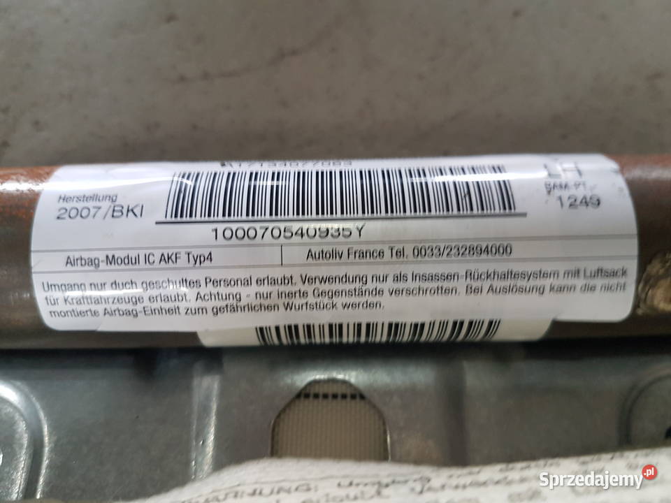 COOPER S LIFT R56 KURTYNA POWIETRZNA 7134078 Turek