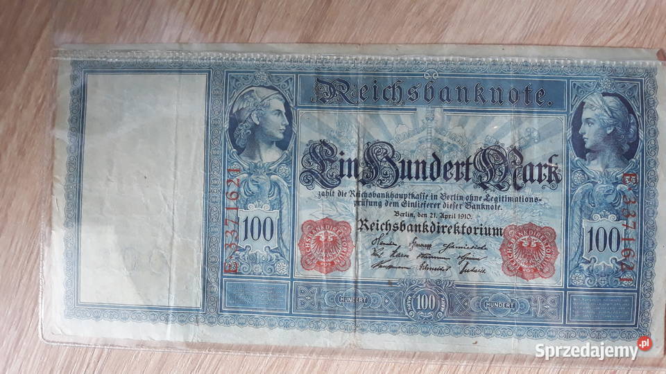 100 Marek Niemcy 1919 r seria E Konin