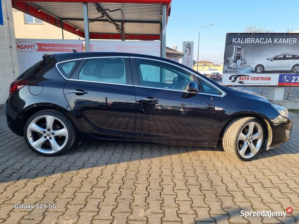 Opel Astra J 16 TURBO 180 skóra nawigacja nieuszkodzony Samochody osobowe Płońsk