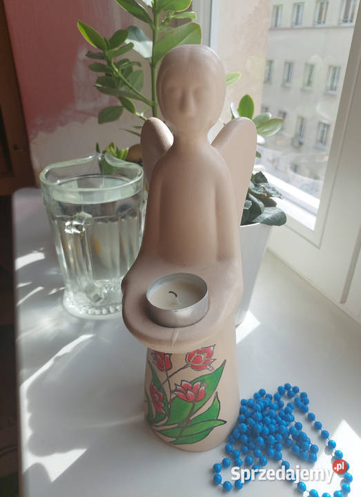 Figurka terakota jasna na świeczki mazowieckie Warszawa