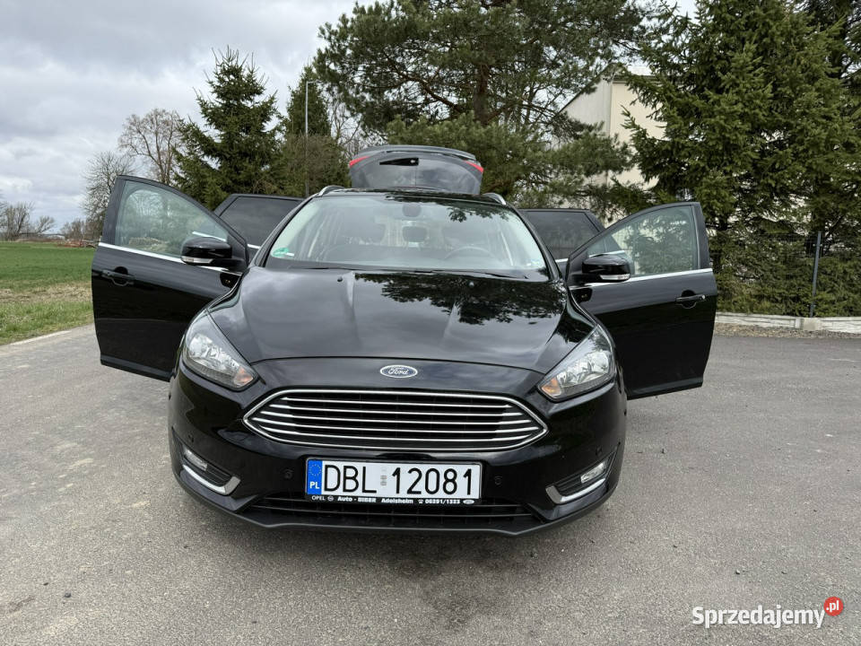 Ford Focus 20TDCI 150 186 Titanium Bezwypadkowy lakier metallic dolnośląskie Ocice