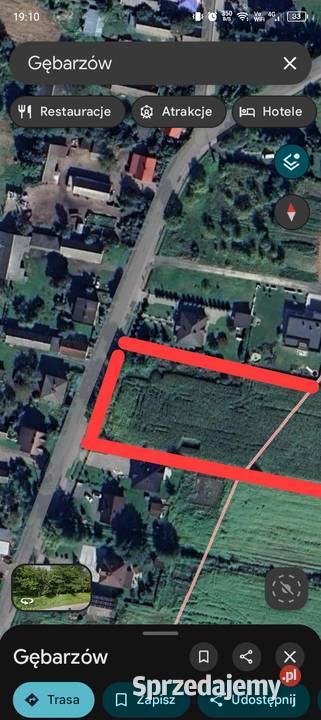 Sprzedam działki budowlane Gębarzów