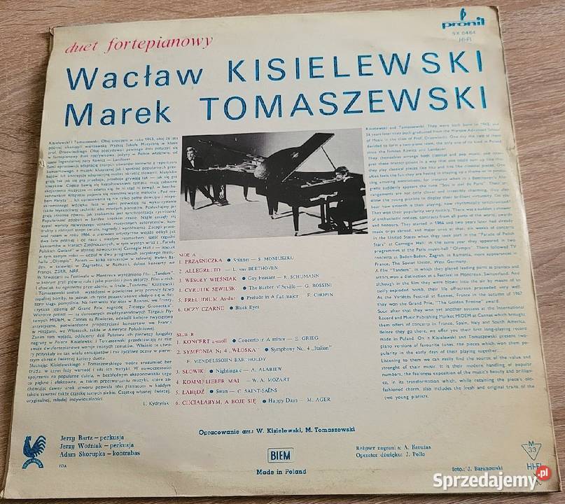 Marek i Wacek Play Favourite Melodies płyta Płyty i kasety Chełmno
