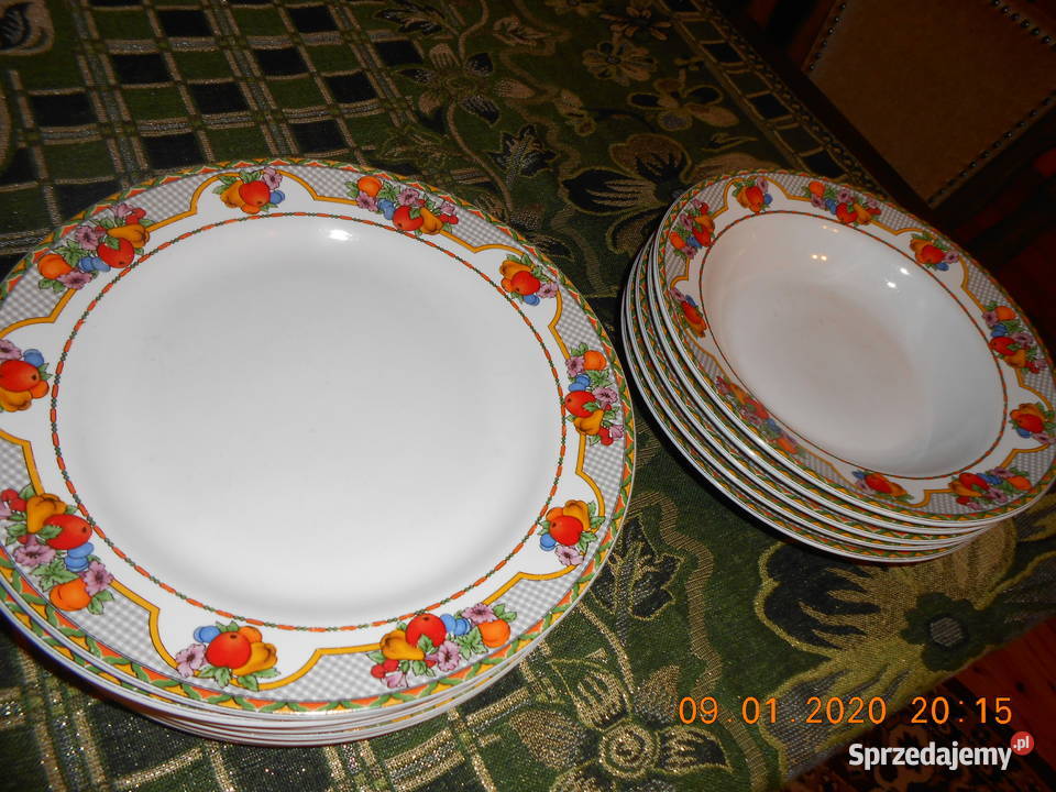 Serwis obiadowy z porcelitu Niemcy seria FRESH Kępno