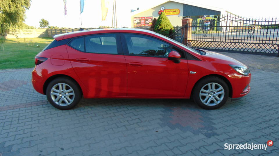 Opel Astra K 14 Benzyna Niski Przebieg 117 Super Rok produkcji 2016 mazowieckie Baboszewo