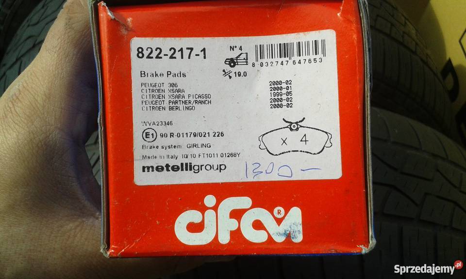 Klocki hamulcowe peugeot vw skoda seat renault lubuskie Sława