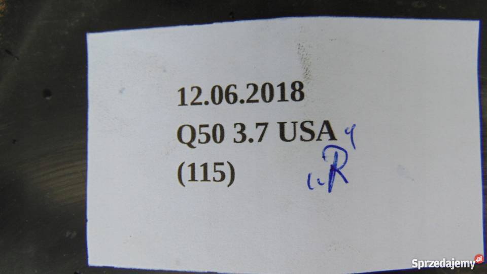 MOCOWANIE WZMOCNIENIE SANEK TYŁ PL INFINITI Q50 wielkopolskie Nowy Tomyśl