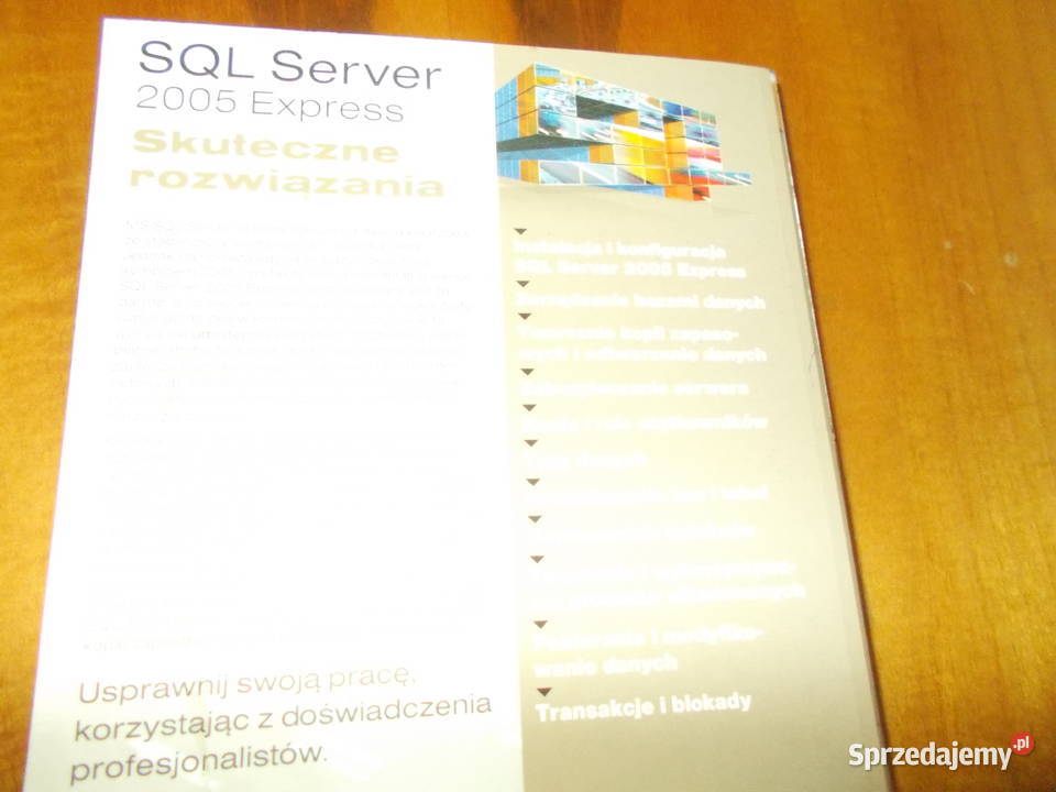 SQL Server 2005 Express Skuteczne rozwoązamia małopolskie Kraków