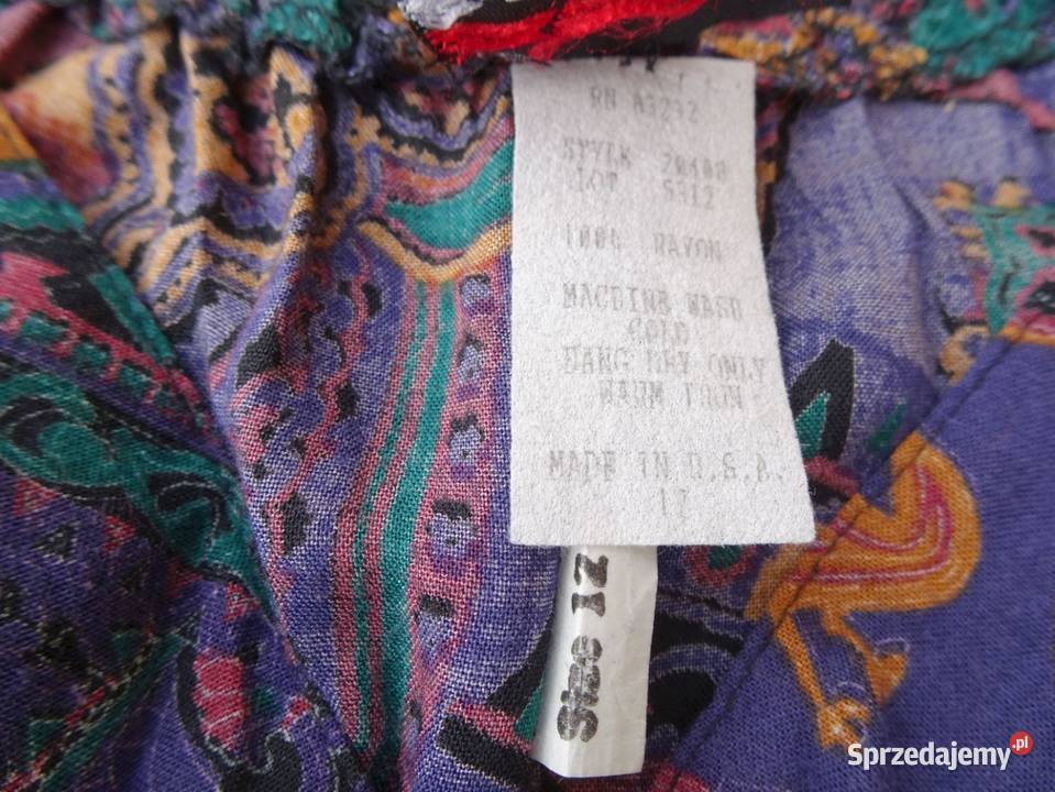 Spódnica spodnie oryginalne vintage coquette 40 małopolskie Nowy Sącz sprzedam