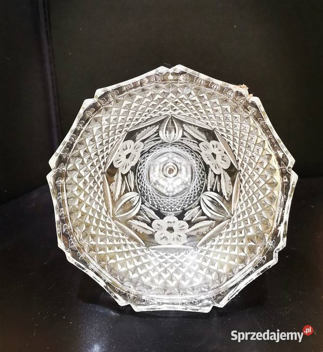 Świecznik kryształ kryształowy Porcelana i szkło Trzcianka