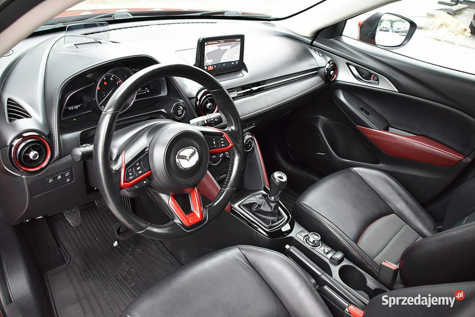 Mazda CX3 20 120 Półskóra Hud Navi Kamera Ful ESP Samochody osobowe Nowe Kucice