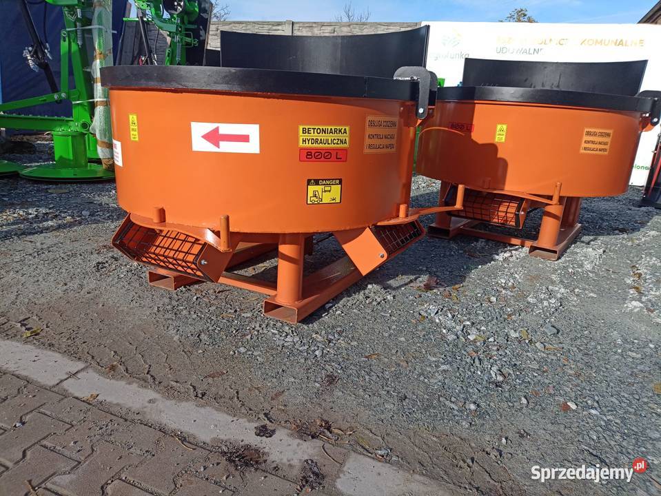 NOWOŚĆ Betoniarka htrauliczna 800L z dwoma Rok produkcji 2025 Motoryzacja