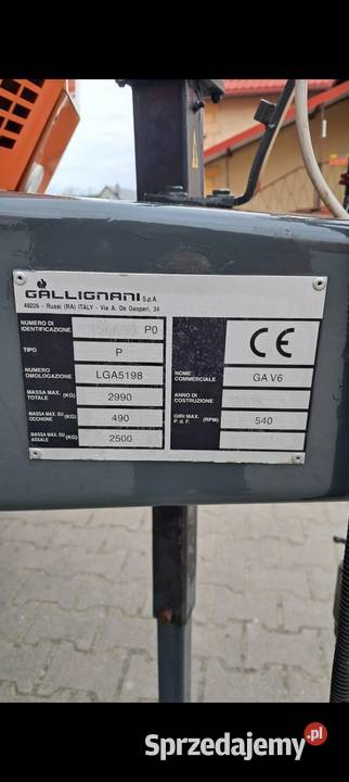 Gallignani GA V6 Farmer Wielka Klonia