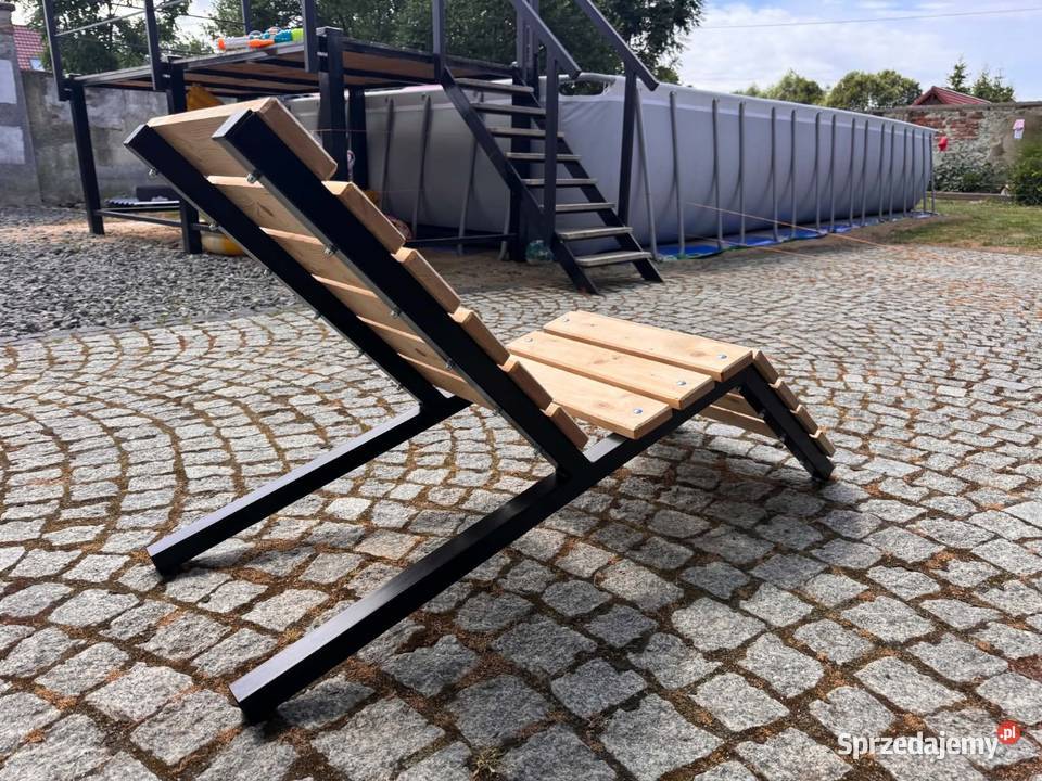 Leżak ogrodowy miejski Gdynia