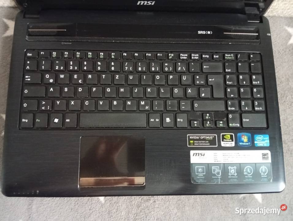 Laptopy MacBook pro MSI 16y1 Samsung NpR730 MSI Pińczów sprzedam