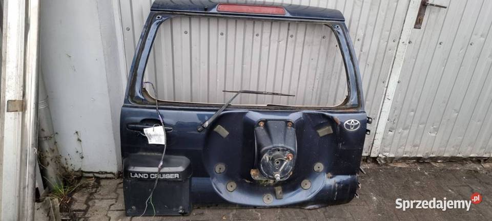KLAPA TYŁ TOYOTA LAND CRUISER 120 2004 3 DRZWI osobowe Lipno