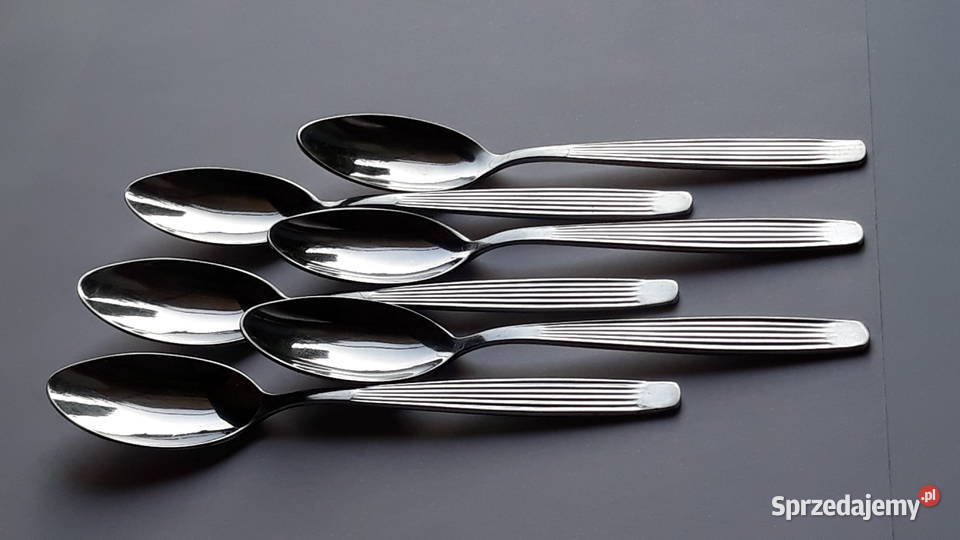 Łyżeczki do herbaty 2 PASECZKI PASKI Gerlach PRL Dąbrowa Górnicza