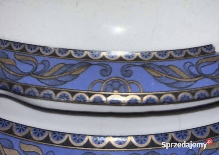 Waza na stopach Z aniołkami Z kobaltem pomorskie Gdańsk