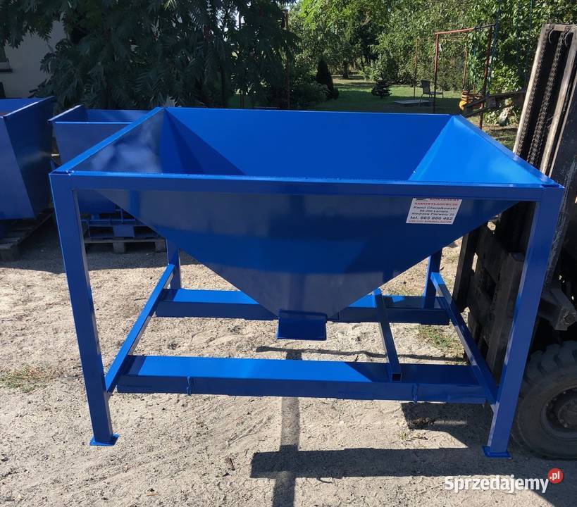 Kosz Zasypowy Bufor przyjęciowy do big bag łódzkie Niedrzew Pierwszy